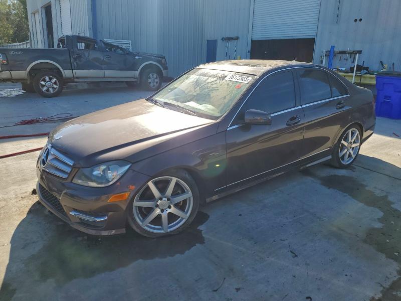 2013 Mercedes-benz C class VIN WDDGF4HB0DR264367 COPART salvage auction — WATER/FLOOD, Ga - Cert Of Title-Flood Salvage, sold $425 on 2026-08-20 (photo 1)