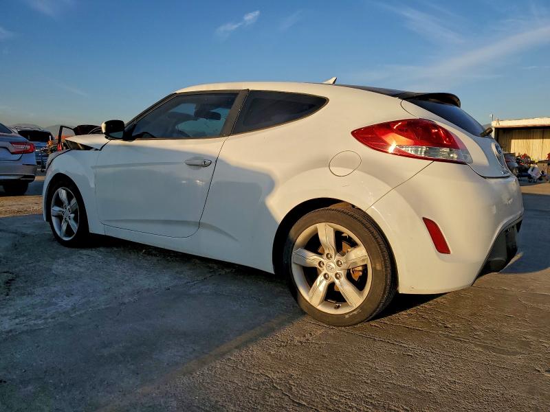 2015 Hyundai Veloster VIN KMHTC6AD1FU224674 COPART salvage auction — FRONT END, Ca - Salvage Certificate, sold $875 on 2026-07-15 (photo 2)