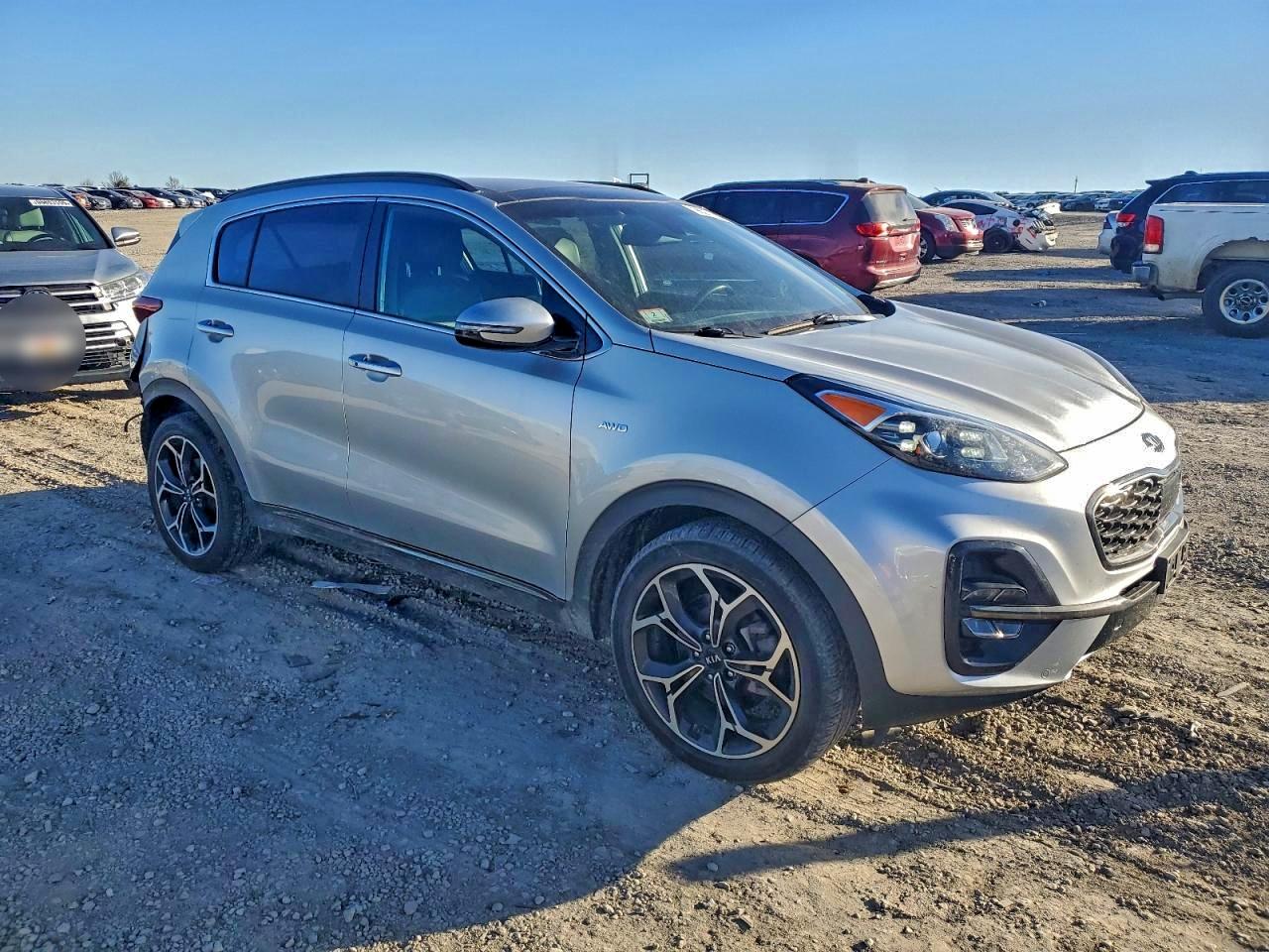 2021 Kia Sportage VIN KNDPRCA68M7849816 COPART salvage auction — Rear End, KY - CERT OF TITLE-SALVAGE, sold $5,900 on 2026-07-09 (photo 4)