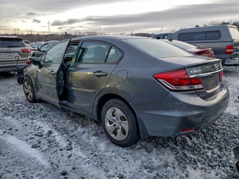 2013 Honda Civic VIN 2HGFB2F58DH569507 COPART salvage auction — FRONT END, Id - Salvage Certificate Of Title, sold $400 on 2026-07-06 (photo 2)