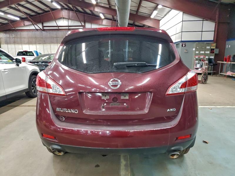 2012 Nissan Murano VIN JN8AZ1MW8CW225884 COPART salvage auction — MINOR DENT/SCRATCHES, Ny - Certificate Of Title, sold $2,500 on 2026-07-17 (photo 6)
