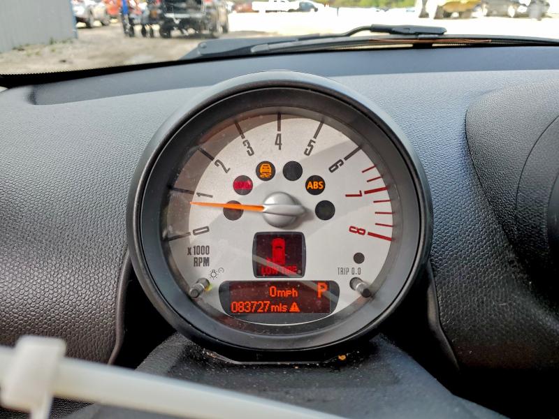 2013 Mini Cooper VIN WMWZC3C54DWP21302 COPART salvage auction — MINOR DENT/SCRATCHES, IL - CERTIFICATE OF TITLE, sold $1,700 on 2026-07-24 (photo 9)