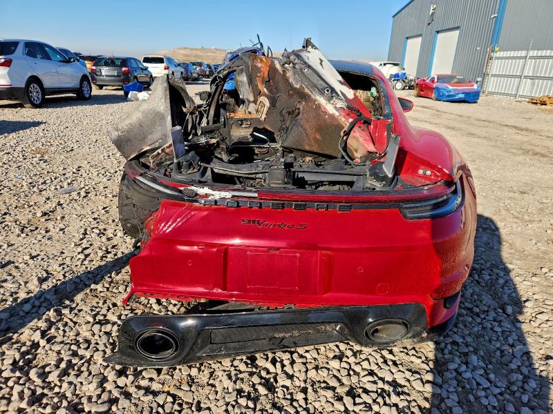 2021 Porsche 911 VIN WP0AD2A91MS257387 COPART salvage auction — Burn Interior, UT - NON-REPAIRABLE CERTIFICATE, sold $50,000 on 2025-12-26 (photo 6)