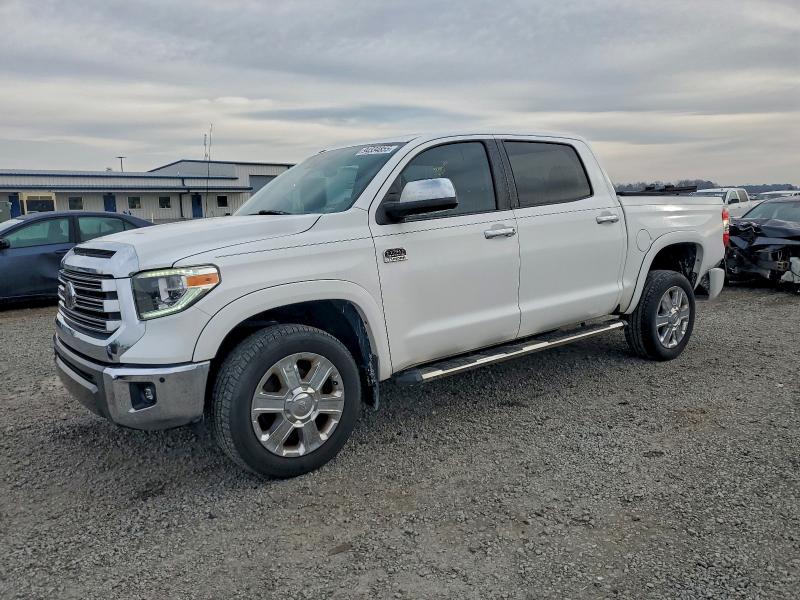 2018 Toyota Tundra VIN 5TFGY5F17JX230809 COPART salvage auction — REAR END, Sc - Cert Of Title-Salvage, sold $14,600 on 2026-07-13 (photo 1)