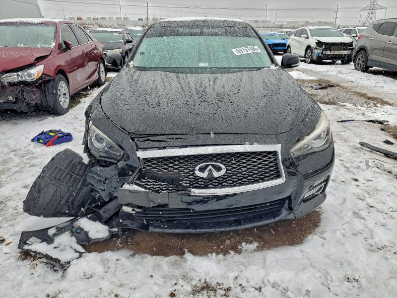 2015 Infiniti Q50 VIN JN1BV7AR3FM416905 COPART salvage auction — FRONT END, Il - Salvage Certificate, sold $2,700 on 2026-07-09 (photo 5)