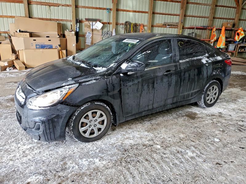 2014 Hyundai Accent VIN KMHCT4AE9EU772224 COPART salvage auction — FRONT END, On - Permit No Brand - Unfit, sold $375 on 2026-07-28 (photo 1)