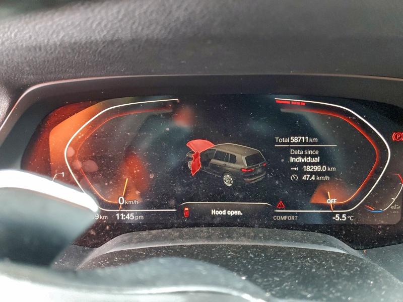2019 BMW X7 VIN 5UXCW2C56KL084016 COPART salvage auction — FRONT END, Salvage Title, sold $20,250 on 2026-07-28 (photo 9)