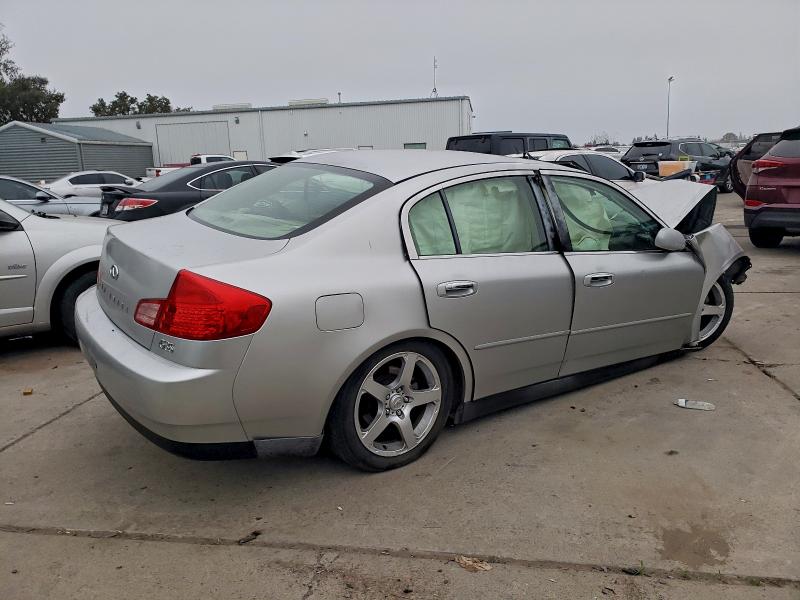 2003 Infiniti G35 VIN JNKCV51E23M332734 COPART salvage auction — ALL OVER, CA - SALVAGE CERTIFICATE, sold $100 on 2026-07-27 (photo 3)