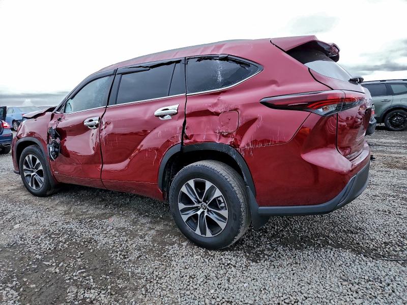 2025 Toyota Highlander hybrid VIN 5TDKBRCH7SS669729 COPART salvage auction — FRONT END, Ca - Salvage Certificate, sold $4,200 on 2026-07-24 (photo 2)