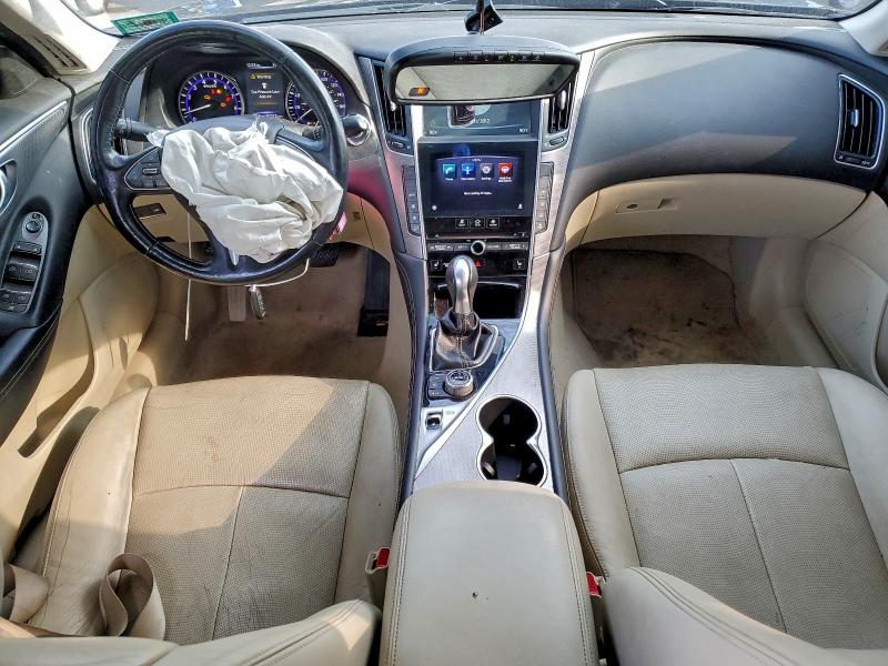 2014 Infiniti Q50 VIN JN1BV7AR6EM686063 COPART salvage auction — FRONT END, Nj - Cert Of Title-Salvage, sold $1,450 on 2026-07-28 (photo 8)