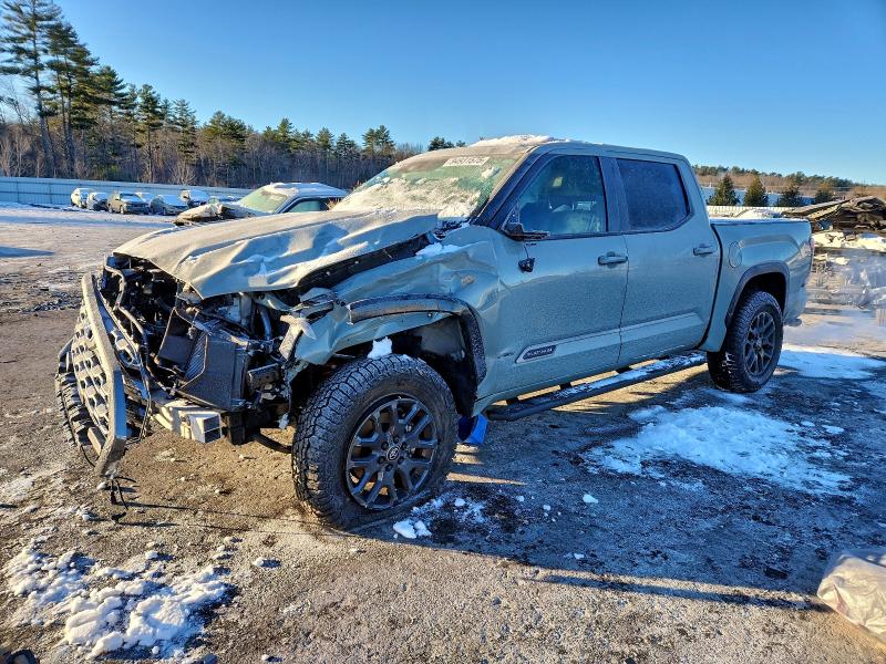 2025 Toyota Tundra VIN 5TFNA5DB9SX302392 COPART salvage auction — FRONT END, Me - Cert Of Title-Salvage Collisio, sold $15,100 on 2026-07-29 (photo 1)