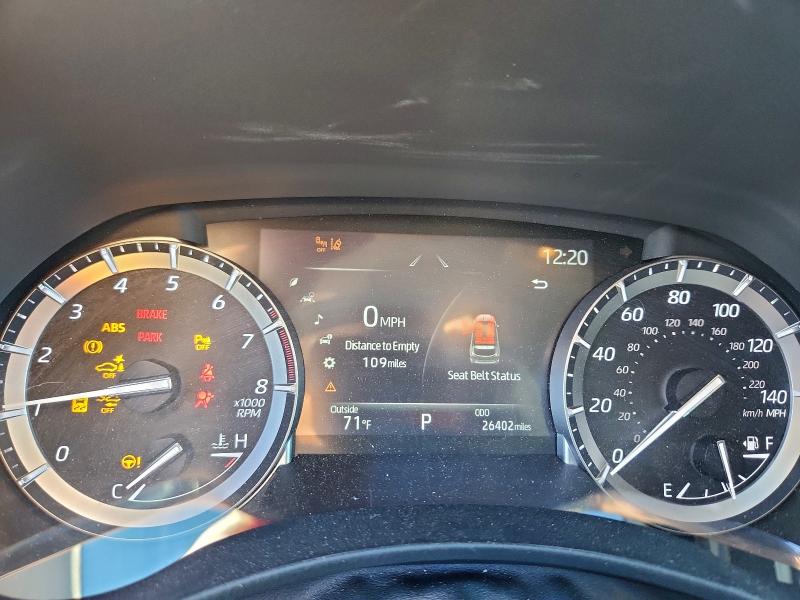 2022 Toyota Highlander VIN 5TDFZRBH5NS183455 COPART salvage auction — FRONT END, CO - PUBLIC - SALVAGE TITLE, sold $23,200 on 2026-07-13 (photo 9)