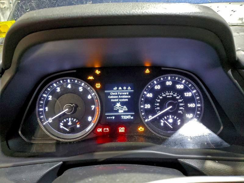 2021 Hyundai Sonata VIN 5NPEG4JAXMH073921 COPART salvage auction — FRONT END, Nh - Cert Of Title-Salvage, sold $2,450 on 2026-07-09 (photo 9)