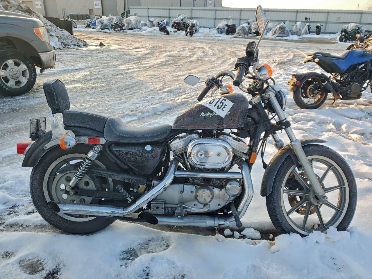 1993 Harley-davidson Sportster VIN 1HD4CEM1XPY203867 COPART salvage auction — Minor Dent/Scratches, CA - CERTIFICATE OF TITLE, sold $300 on 2026-09-11 (photo 1)