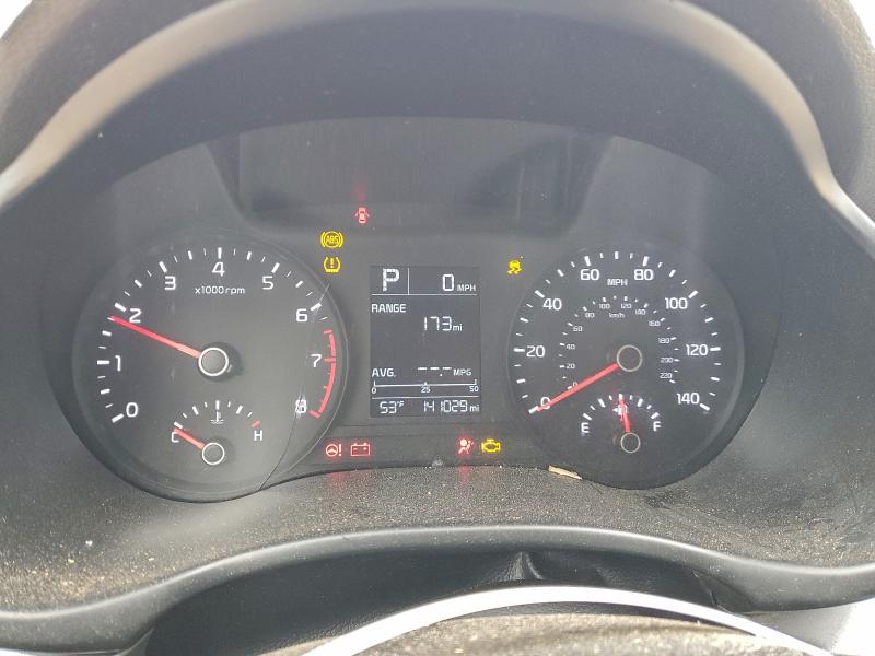 2019 Kia Rio VIN 3KPA24AB1KE198247 COPART salvage auction — ALL OVER, Tx - Salvage Vehicle Title, sold $850 on 2026-07-02 (photo 9)