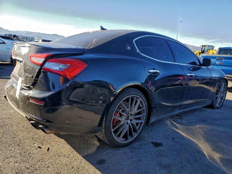 2015 Maserati Ghibli VIN ZAM57RTA5F1142224 COPART salvage auction — REAR END, Nv - Salvage Title, sold $1,450 on 2026-07-27 (photo 3)