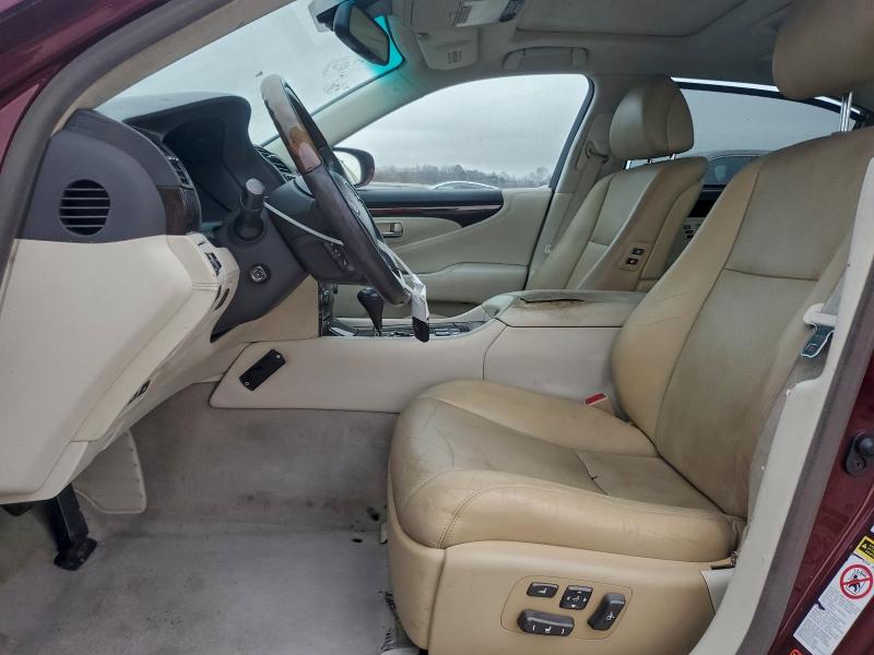 2007 Lexus Ls 460 VIN JTHGL46F675014506 COPART salvage auction — MECHANICAL, Va - Certificate Of Title, sold $925 on 2026-07-16 (photo 7)