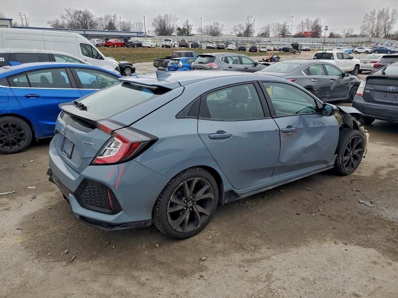 2017 Honda Civic VIN SHHFK7G44HU218606 COPART salvage auction — FRONT END, Mo - Salvage Certificate Of Title, sold $175 on 2026-07-24 (photo 3)