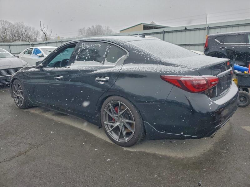 2021 Infiniti Q50 VIN JN1FV7DR5MM880255 COPART salvage auction — SIDE, NJ - CERT OF TITLE-SALVAGE, sold $7,225 on 2026-07-27 (photo 2)