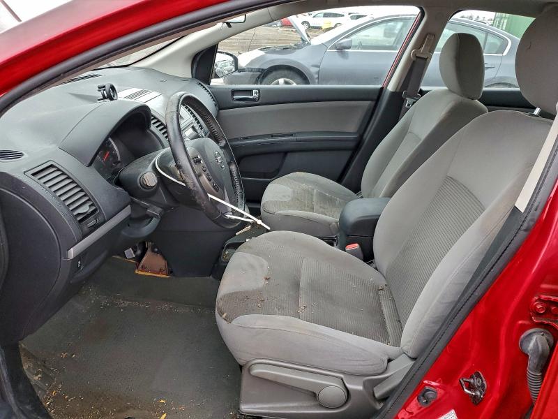 2012 Nissan Sentra VIN 3N1AB6AP9CL768776 COPART salvage auction — FRONT END, Il - Salvage Certificate, sold $775 on 2026-07-02 (photo 7)