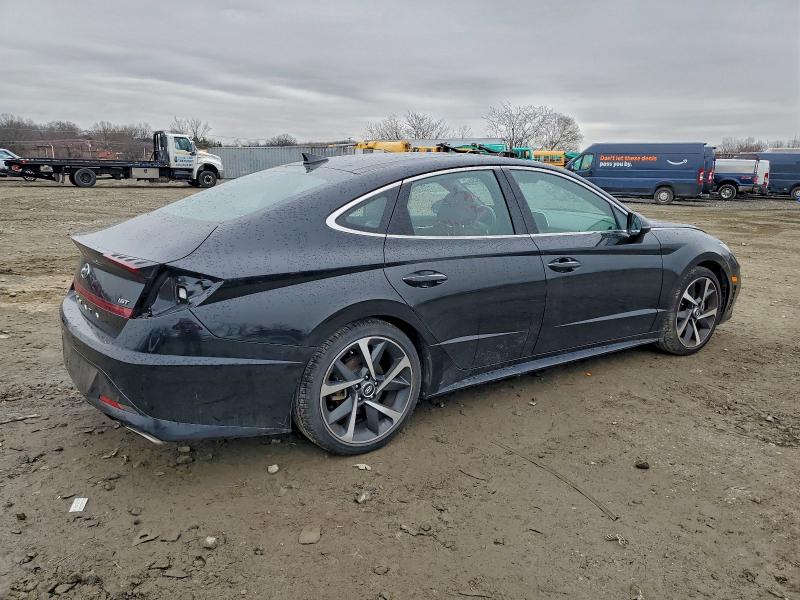2021 Hyundai Sonata VIN 5NPEJ4J25MH112781 COPART salvage auction — SIDE, Md - Cert Of Salvage > 75% Damage, sold $2,550 on 2026-07-21 (photo 3)
