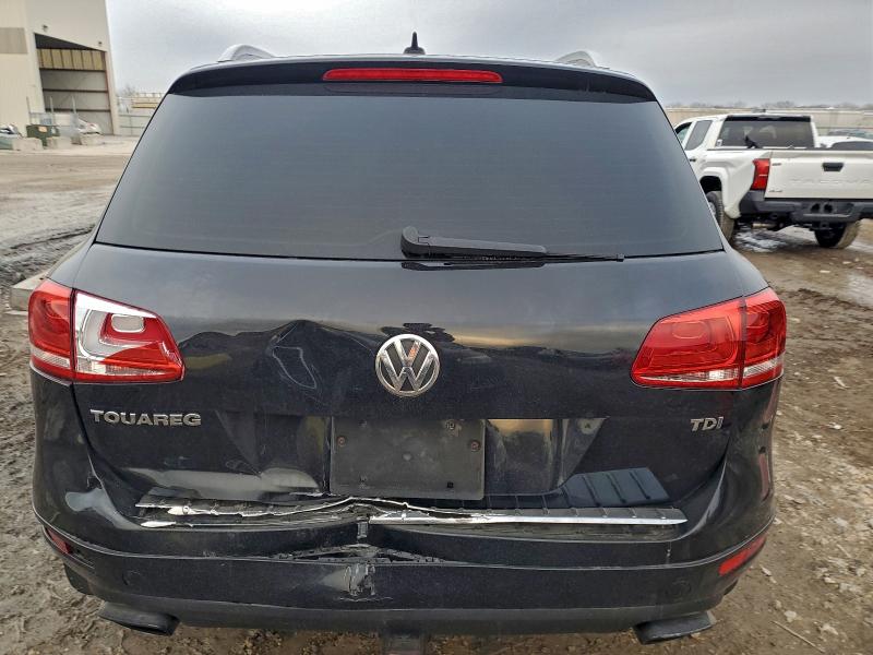 2014 Volkswagen Touareg VIN WVGEP9BP0ED000866 COPART salvage auction — REAR END, Ks - Cert Of Title-Salvage, sold $1,800 on 2026-07-16 (photo 6)