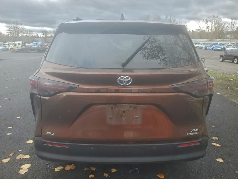 2023 Toyota Sienna VIN 5TDJSKFC3PS103772 COPART salvage auction — FRONT END, Or - Salvage Title Certificate, sold $5,300 on 2026-07-22 (photo 6)