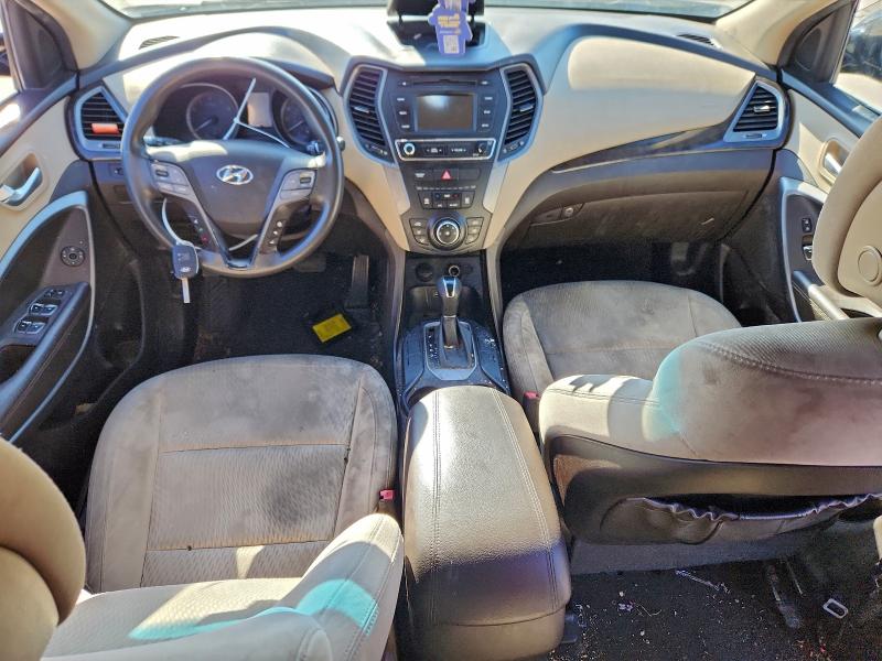 2018 Hyundai Santa fe VIN 5XYZT3LB8JG561975 COPART salvage auction — FRONT END, Tx - Salvage Vehicle Title, sold $1,550 on 2026-07-02 (photo 8)