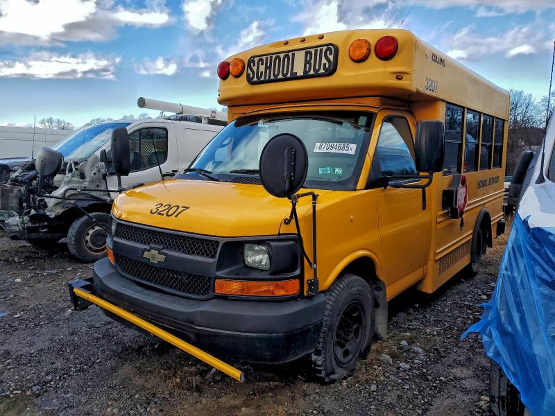 2011 Chevrolet School bus VIN 1GB0G2BA1B1108321 COPART salvage auction — REAR END, Pa - Cert Of Title, sold $2,500 on 2026-07-20 (photo 2)