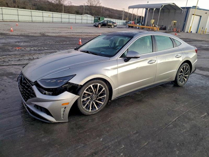2020 Hyundai Sonata VIN 5NPEH4J27LH010800 COPART salvage auction — FRONT END, Tn - Salvage Certificate, sold $2,350 on 2026-07-27 (photo 1)