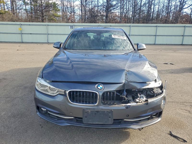 2018 BMW 3 series VIN WBA8D9C50JA616325 COPART salvage auction — FRONT END, Ny - Mv-907A Salvage Certificate, sold $8,500 on 2026-07-06 (photo 5)