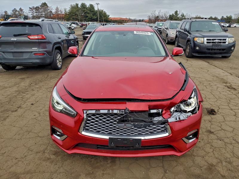 2021 Infiniti Q50 VIN JN1EV7BR2MM756216 COPART salvage auction — FRONT END, Ct - Cert Of Title-Parts Only Salva, sold $4,700 on 2026-07-07 (photo 5)