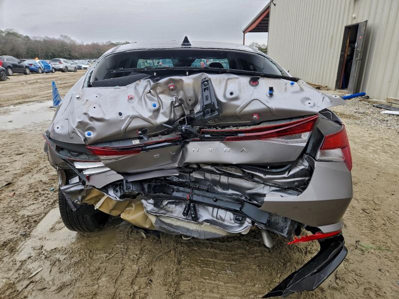 2023 Hyundai Elantra VIN KMHLS4AG2PU596592 COPART salvage auction — REAR END, De - Salvage Certificate, sold $2,550 on 2026-07-14 (photo 6)