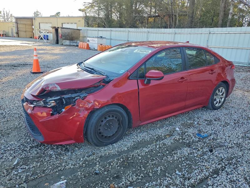 2020 Toyota Corolla VIN JTDEPRAE1LJ093187 COPART salvage auction — FRONT END, Nc - Salvage Certificate Of Title, sold $3,950 on 2026-07-31 (photo 1)
