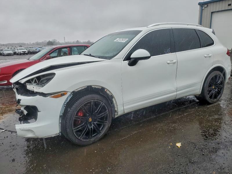 2014 Porsche Cayenne VIN WP1AA2A21ELA93869 COPART salvage auction — FRONT END, IN - CERTIFICATE OF TITLE, sold $650 on 2026-07-07 (photo 1)