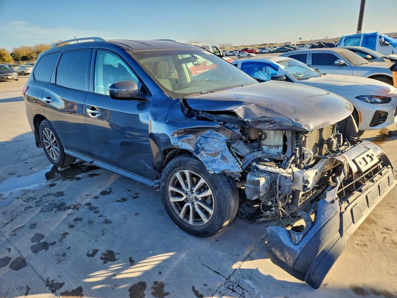 2014 Nissan Pathfinder VIN 5N1AR2MM3EC724320 COPART salvage auction — FRONT END, TX - SALVAGE VEHICLE TITLE, sold $1,300 on 2026-07-02 (photo 4)