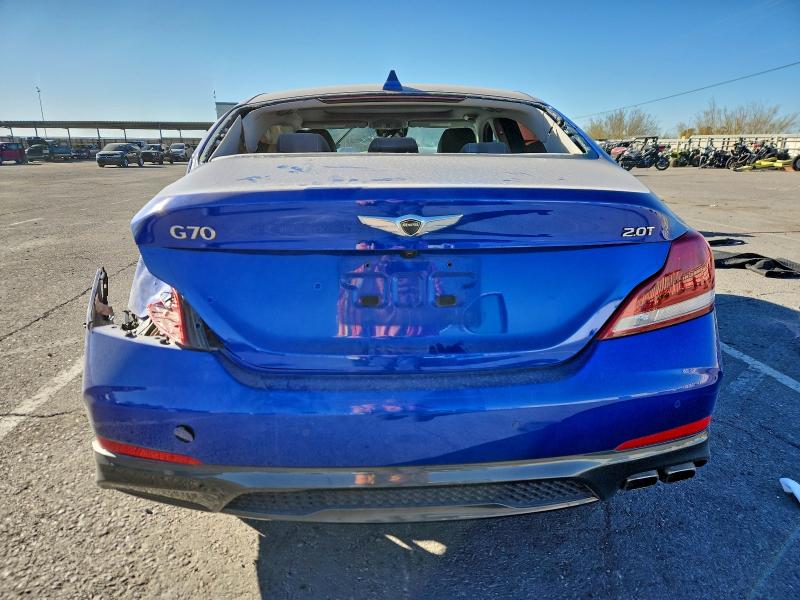 2020 Genesis G70 VIN KMTG34LA3LU063268 COPART salvage auction — ALL OVER, TX - SALVAGE VEHICLE TITLE, sold $600 on 2026-07-24 (photo 6)