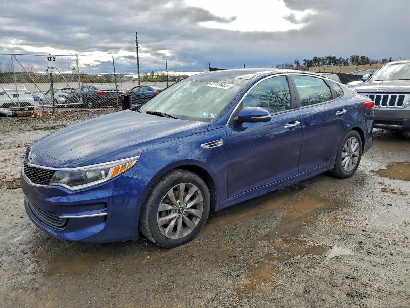 2017 Kia Optima VIN 5XXGT4L39HG140268 COPART salvage auction — SIDE, Md - Certificate Of Title, sold $2,350 on 2026-07-28 (photo 1)