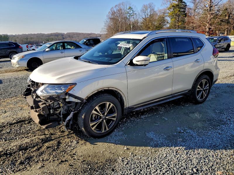 2018 Nissan Rogue VIN JN8AT2MV8JW304922 COPART salvage auction — FRONT END, Nc - Salvage Certificate Of Title, sold $3,650 on 2026-07-09 (photo 1)