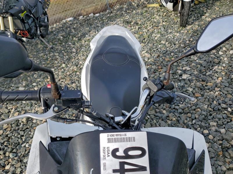 2022 Honda Pcx VIN RLHKF4717NY100490 COPART salvage auction — FRONT END, Ca - Non-Repairable Vehicle Cert, sold $400 on 2026-07-16 (photo 5)