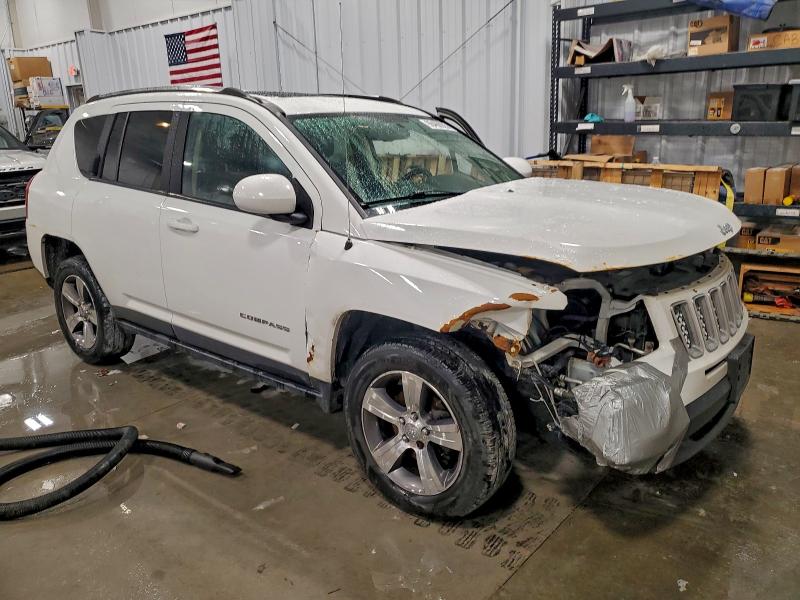 2016 Jeep Compass VIN 1C4NJDEB0GD755320 COPART salvage auction — FRONT END, MI - CERTIFICATE OF TITLE, sold $300 on 2026-07-02 (photo 4)