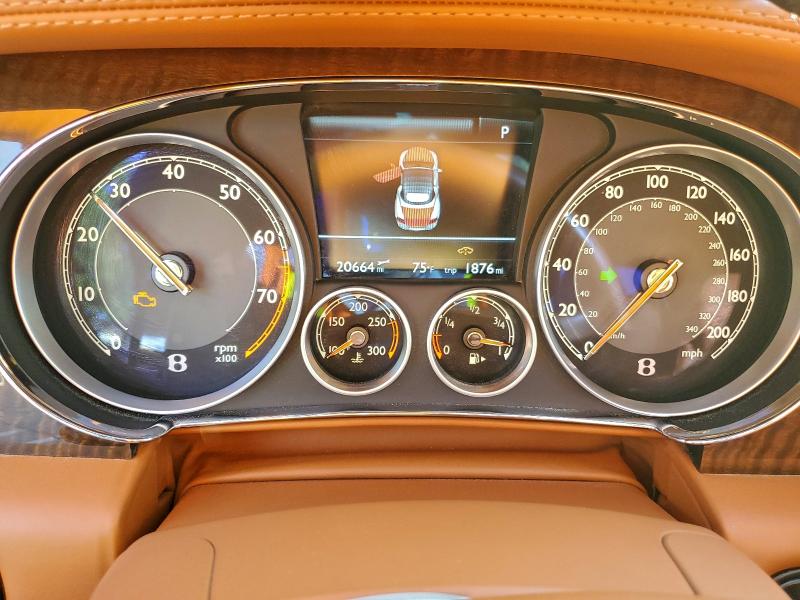 2013 Bentley Continental VIN SCBGT3ZA1DC083108 COPART salvage auction — FRONT END, Ca - Salvage Certificate, sold $26,250 on 2026-08-11 (photo 9)