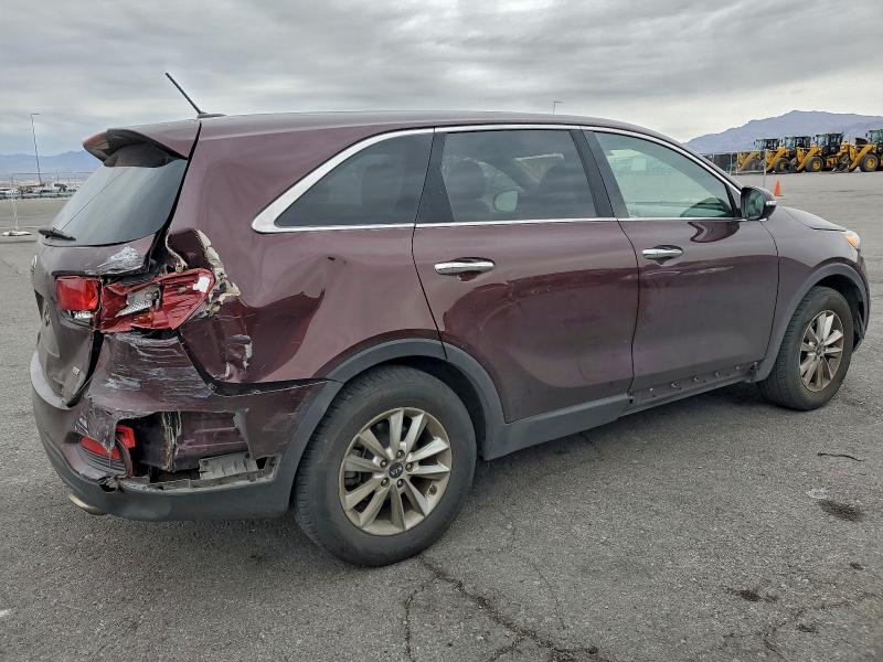 2019 Kia Sorento VIN 5XYPG4A38KG496351 COPART salvage auction — REAR END, Nv - Salvage Title, sold $2,350 on 2026-07-13 (photo 3)