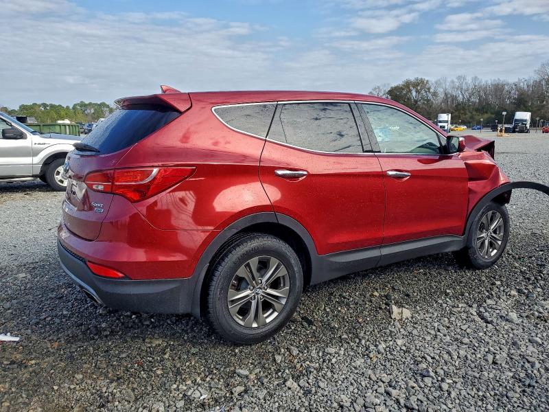 2013 Hyundai Santa fe VIN 5XYZUDLB0DG105055 COPART salvage auction — FRONT END, Ga - Cert Of Title-Salvage, sold $850 on 2026-07-28 (photo 3)