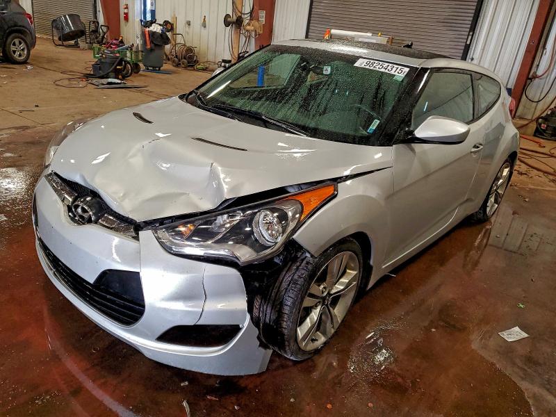 2013 Hyundai Veloster VIN KMHTC6AD5DU121898 COPART salvage auction — FRONT END, Mi - Certificate Of Title, sold $350 on 2026-07-10 (photo 1)