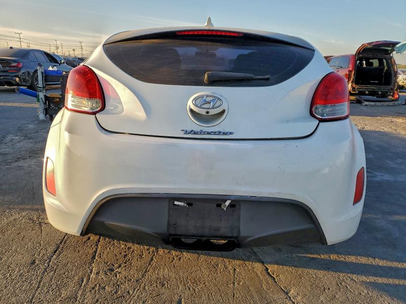2015 Hyundai Veloster VIN KMHTC6AD1FU224674 COPART salvage auction — FRONT END, Ca - Salvage Certificate, sold $875 on 2026-07-15 (photo 6)
