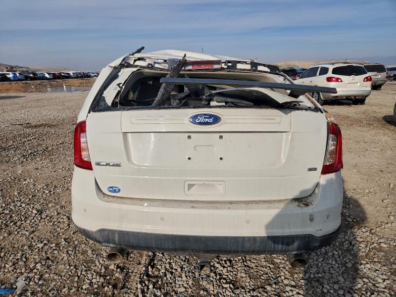 2013 Ford Edge VIN 2FMDK4GCXDBB22612 COPART salvage auction — ROLLOVER, Ut - Salvage Certificate, sold $150 on 2026-07-02 (photo 6)