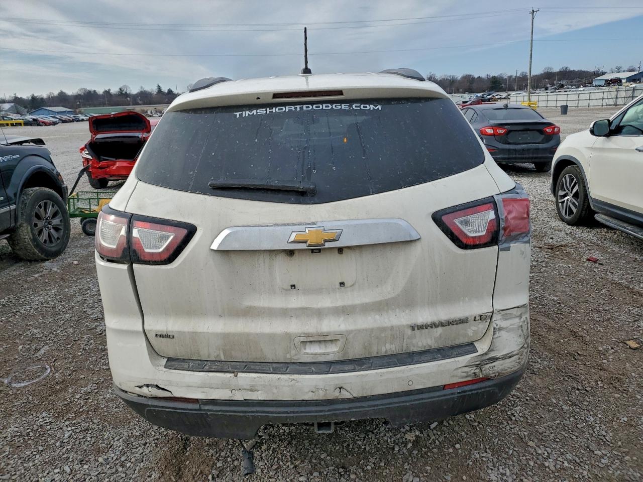 2015 Chevrolet Traverse VIN 1GNKVGKD9FJ177353 COPART salvage auction — Rear End, KY - CERT OF TITLE-SALVAGE, sold $625 on 2026-07-01 (photo 6)