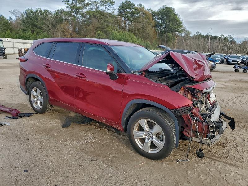 2022 Toyota Highlander VIN 5TDZZRAH3NS102287 COPART salvage auction — FRONT END, Sc - Cert Of Title-Salvage, sold $8,200 on 2026-07-29 (photo 4)