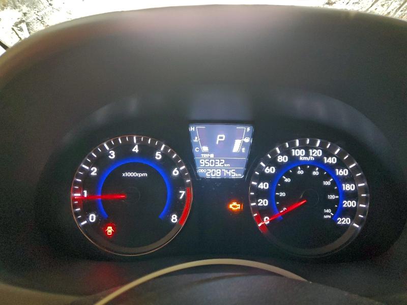 2014 Hyundai Accent VIN KMHCT4AE9EU772224 COPART salvage auction — FRONT END, On - Permit No Brand - Unfit, sold $375 on 2026-07-28 (photo 9)